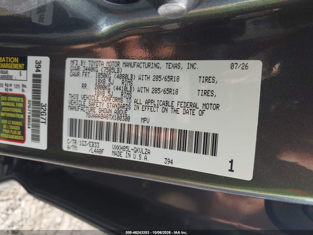 2026 TOYOTA SEQUOIA TRD PRO 9