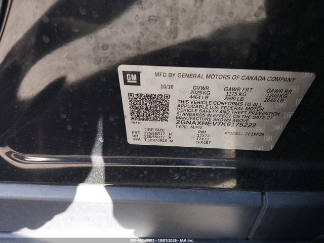 2019 CHEVROLET EQUINOX LS 9