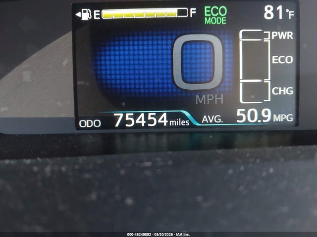 2019 TOYOTA PRIUS XLE 15