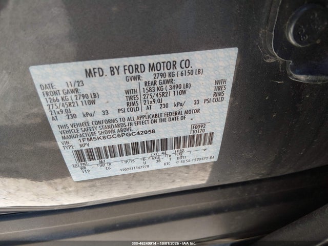 2023 FORD EXPLORER ST 9
