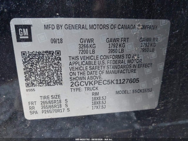 2019 CHEVROLET SILVERADO 1500 LD LT 9