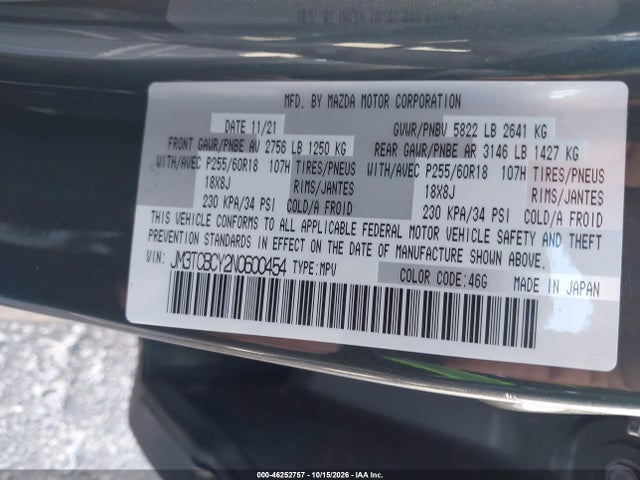 2022 MAZDA CX-9 TOURING 9