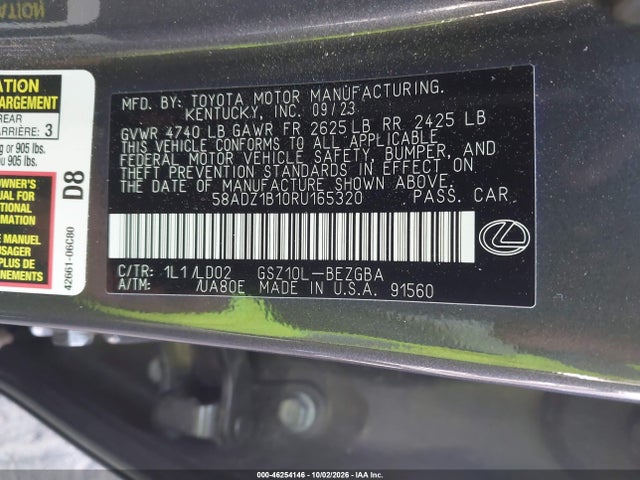 2024 LEXUS ES 350 9