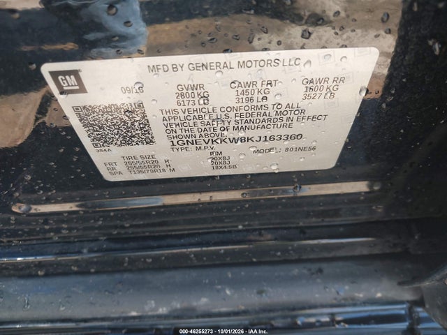 2019 CHEVROLET TRAVERSE PREMIER 9