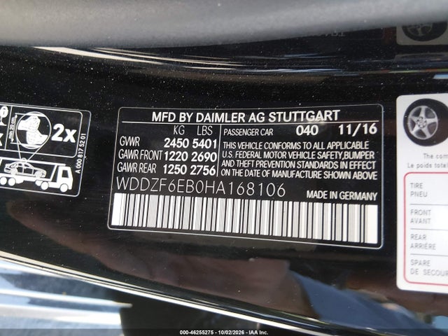 2017 MERCEDES-BENZ AMG E 43 4MATIC 9