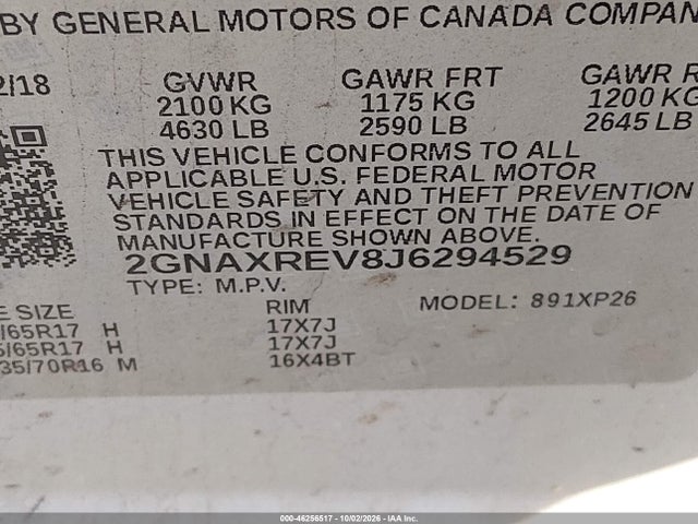 2018 CHEVROLET EQUINOX LS 9