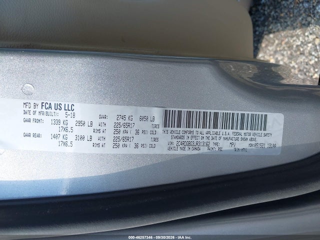 2018 DODGE GRAND CARAVAN SE 9