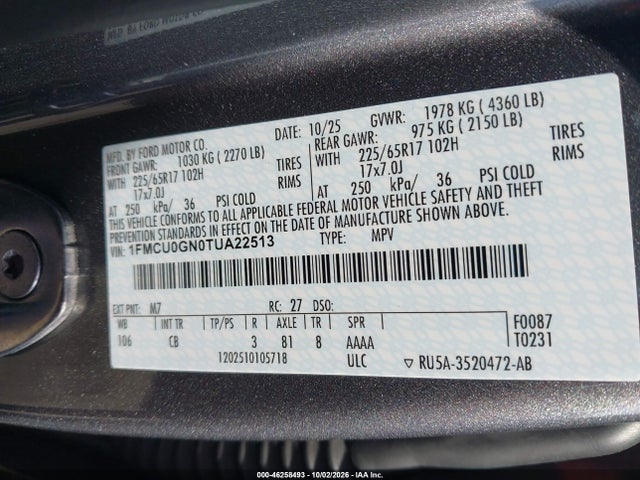 2026 FORD ESCAPE ACTIVE 9