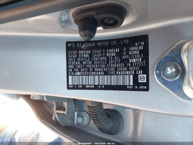 2018 HONDA CIVIC EX-L 9