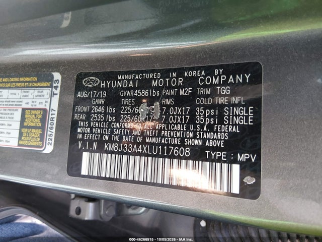 2020 HYUNDAI TUCSON VALUE 9