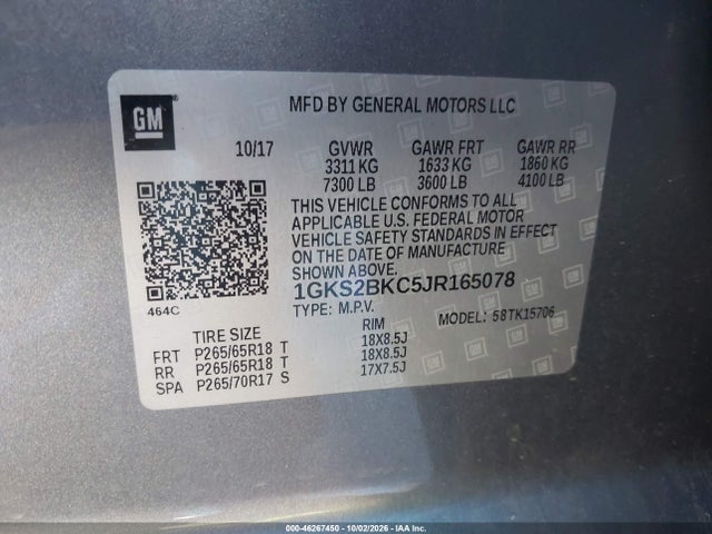 2018 GMC YUKON SLT 9