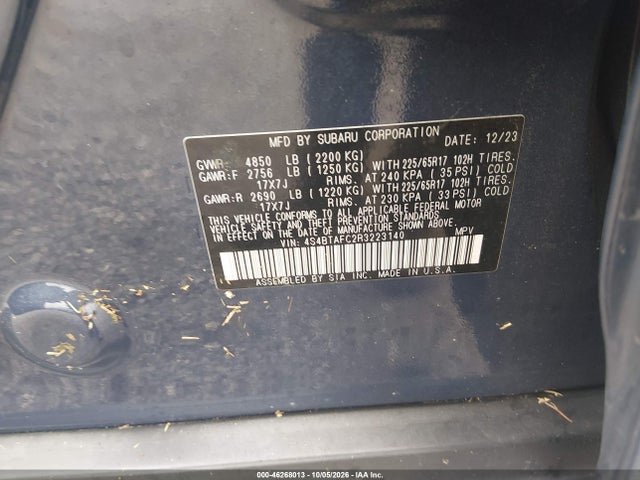 2024 SUBARU OUTBACK PREMIUM 9