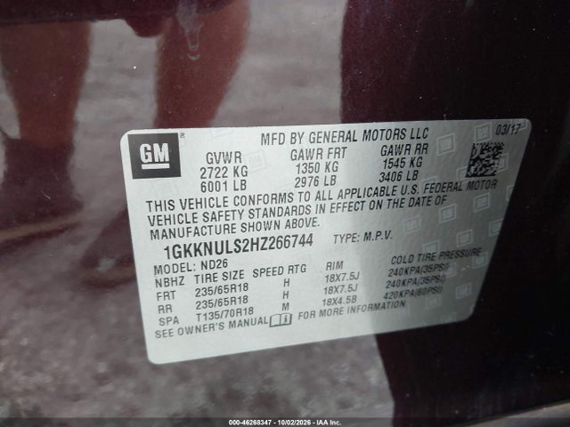 2017 GMC ACADIA SLT-1 9