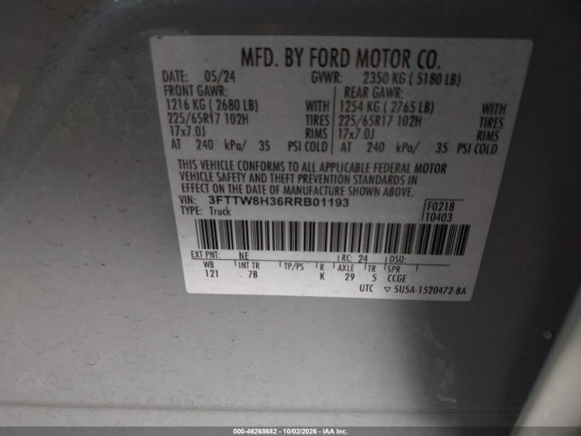 2024 FORD MAVERICK XLT 9