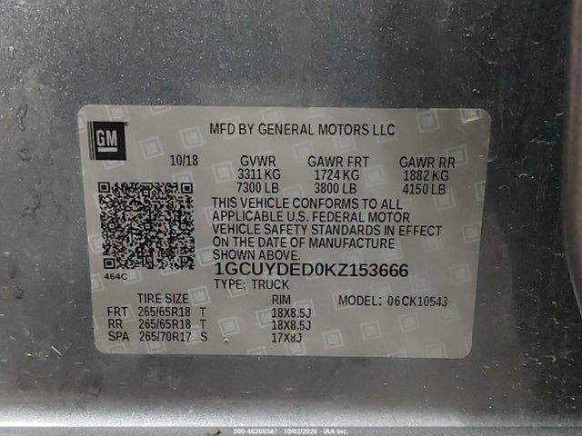 2019 CHEVROLET SILVERADO 1500 LT 9