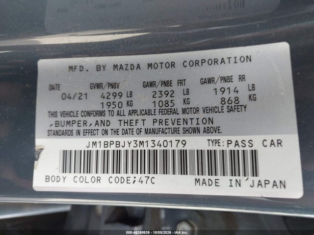 2021 MAZDA MAZDA3 9