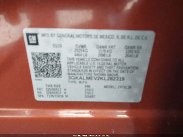2019 GMC TERRAIN SLE 9
