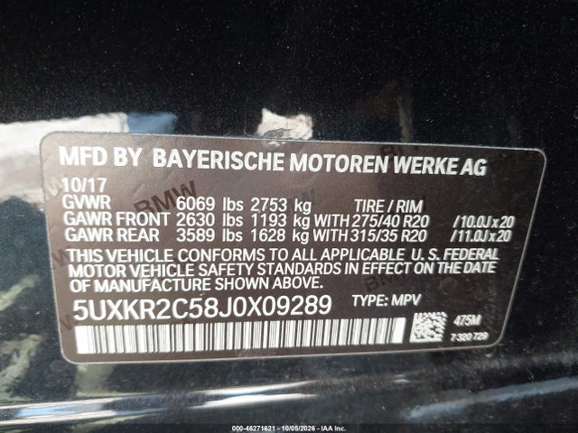 2018 BMW X5 SDRIVE35I 9