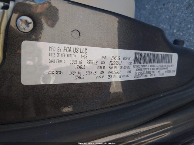 2018 DODGE GRAND CARAVAN SE 9
