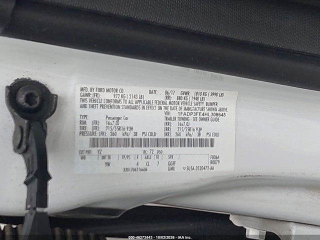 2017 FORD FOCUS SE 9