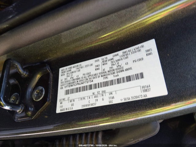2018 FORD F-150 XLT 9