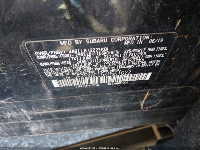 2019 SUBARU FORESTER PREMIUM 9