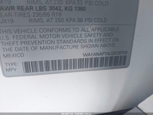 2018 AUDI Q5 2.0T PREMIUM/2.0T TECH PREMIUM 9