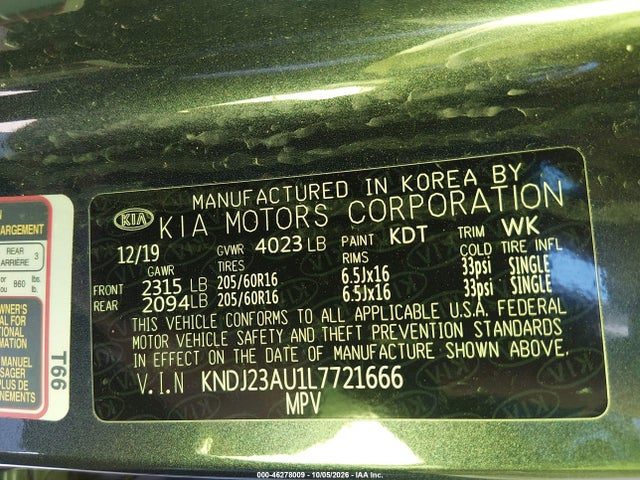 2020 KIA SOUL S 9