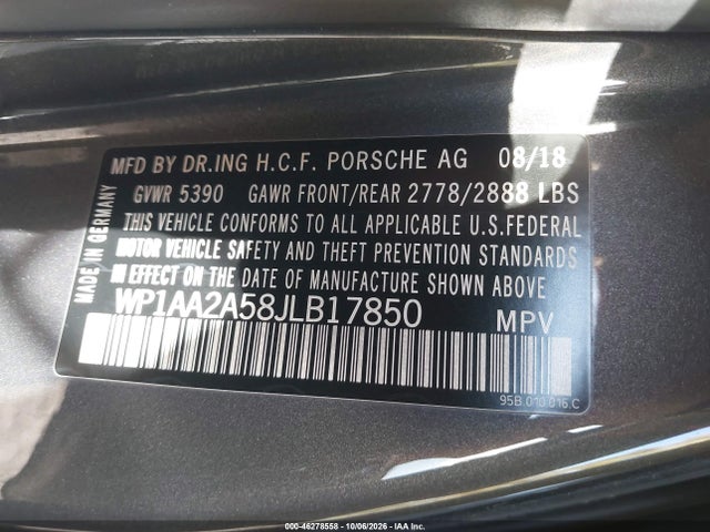 2018 PORSCHE MACAN 9