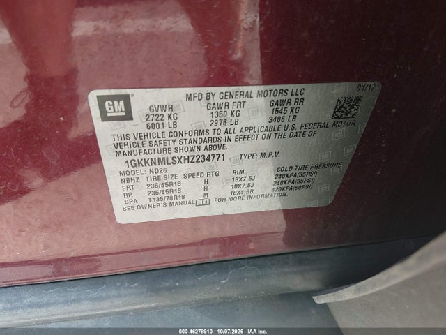 2017 GMC ACADIA SLT-1 9