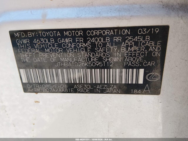 2019 LEXUS IS 300 9