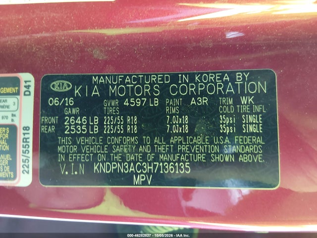 2017 KIA SPORTAGE EX 9