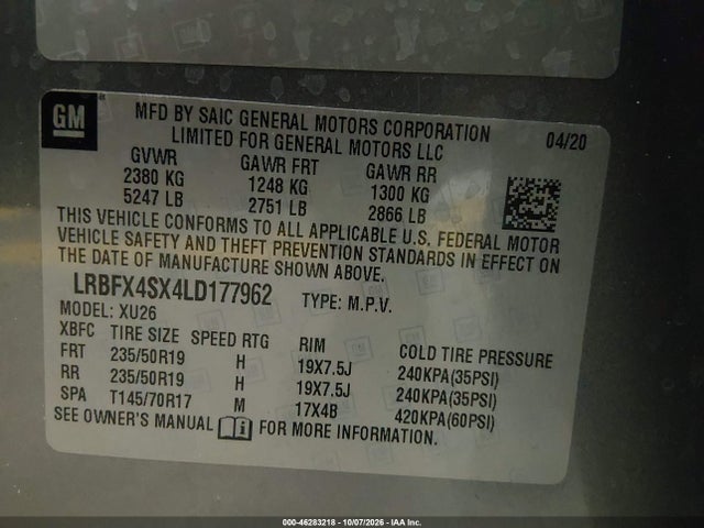 2020 BUICK ENVISION AWD PREMIUM II 9