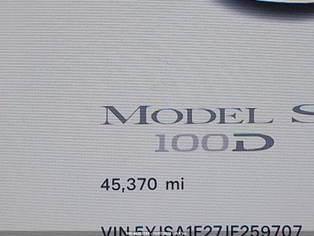 2018 TESLA MODEL S 100D/75D/P100D 15