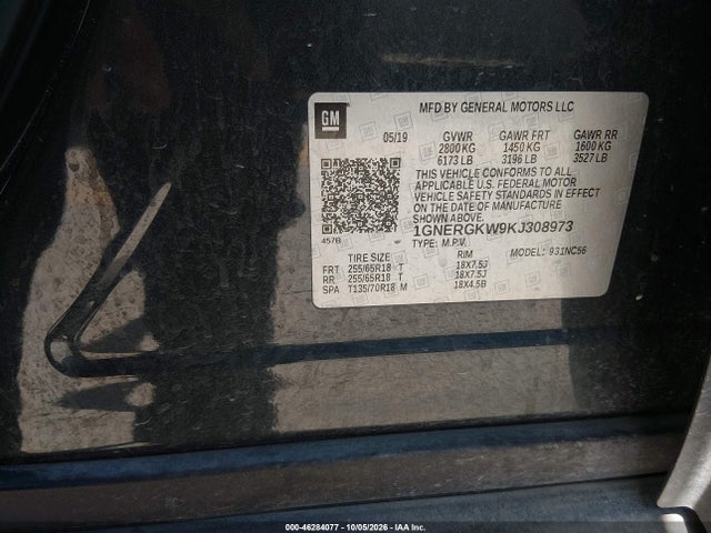 2019 CHEVROLET TRAVERSE 1LT 9