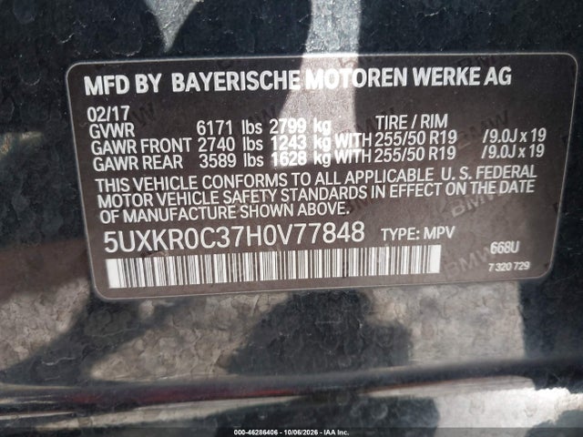 2017 BMW X5 XDRIVE35I 9