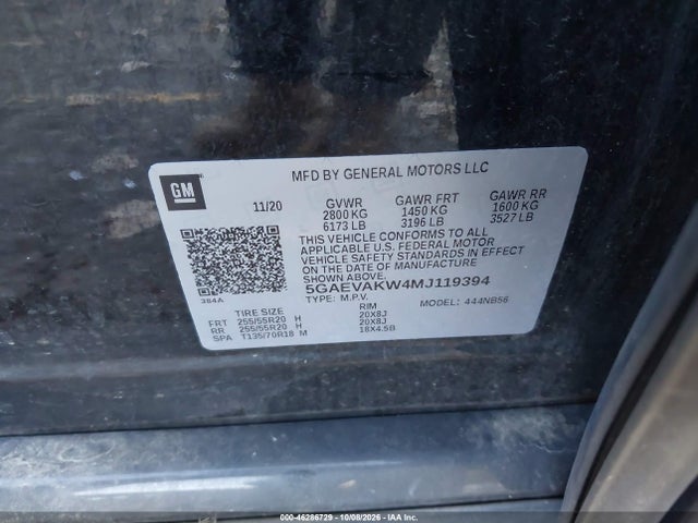 2021 BUICK ENCLAVE AWD ESSENCE 9