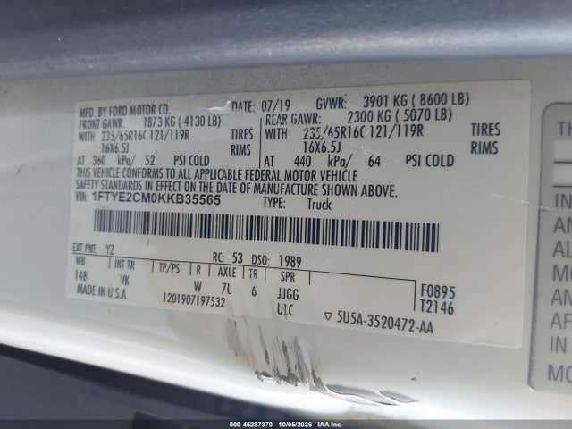 2019 FORD TRANSIT-150 9