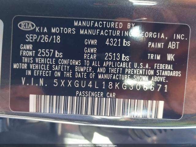 2019 KIA OPTIMA EX 9
