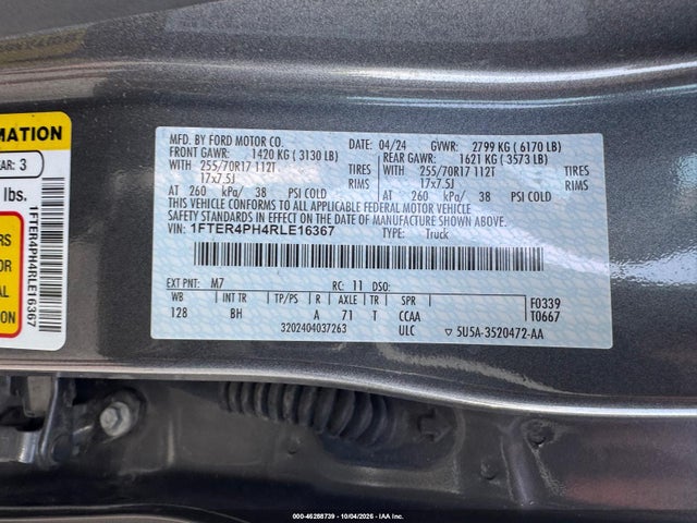 2024 FORD RANGER XL 9