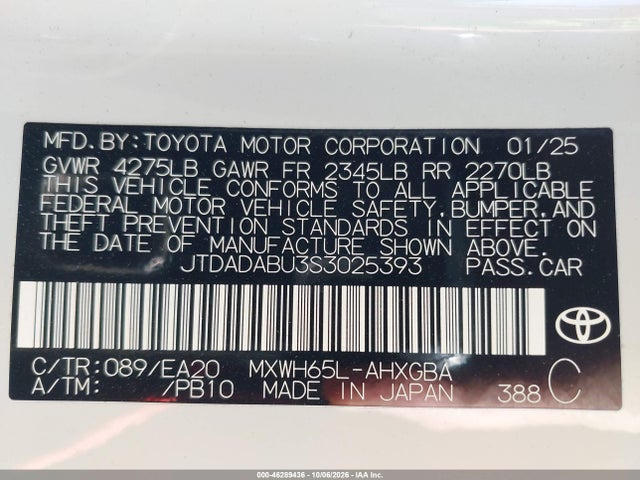2025 TOYOTA PRIUS XLE AWD-E 9