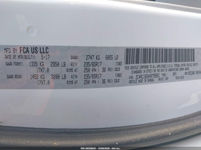 2017 CHRYSLER PACIFICA TOURING-L 9