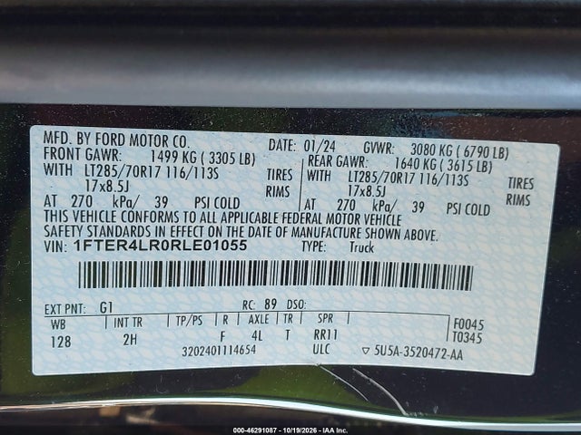 2024 FORD RANGER RAPTOR 9