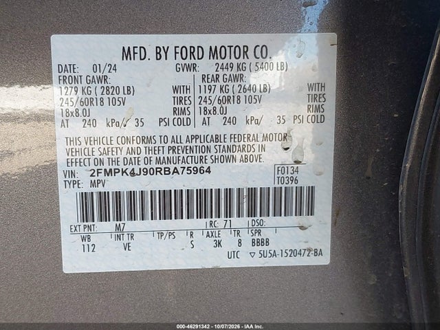 2024 FORD EDGE SEL 9