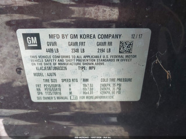 2018 BUICK ENCORE PREFERRED 9