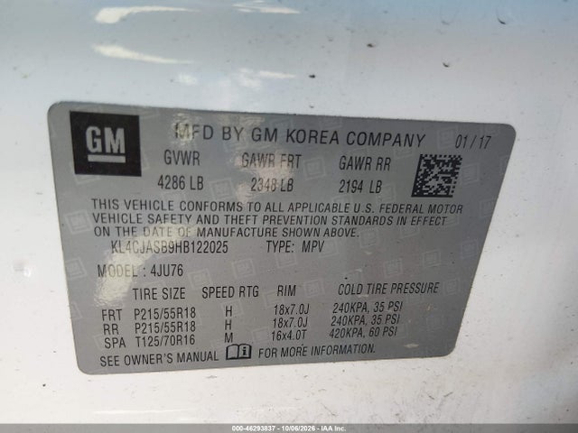 2017 BUICK ENCORE PREFERRED 9