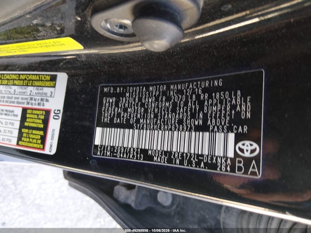 2017 TOYOTA COROLLA LE 9