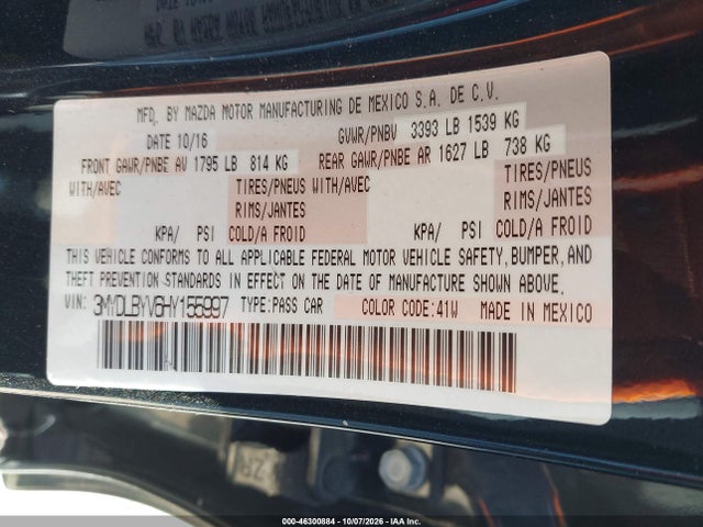 2017 TOYOTA YARIS IA 9