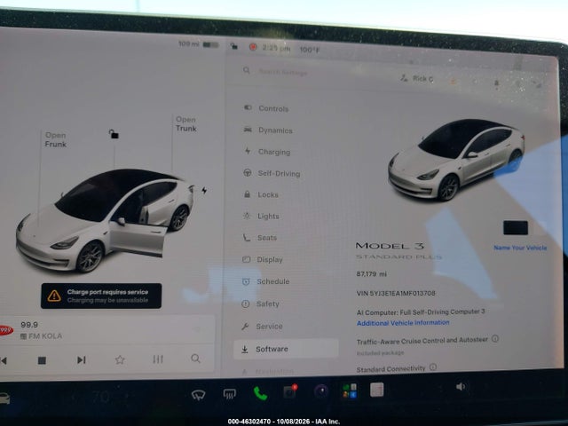 2021 TESLA MODEL 3 STANDARD RANGE PLUS REAR-WHEEL DRIVE 7