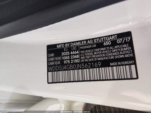 2018 MERCEDES-BENZ CLA 250 4MATIC 9